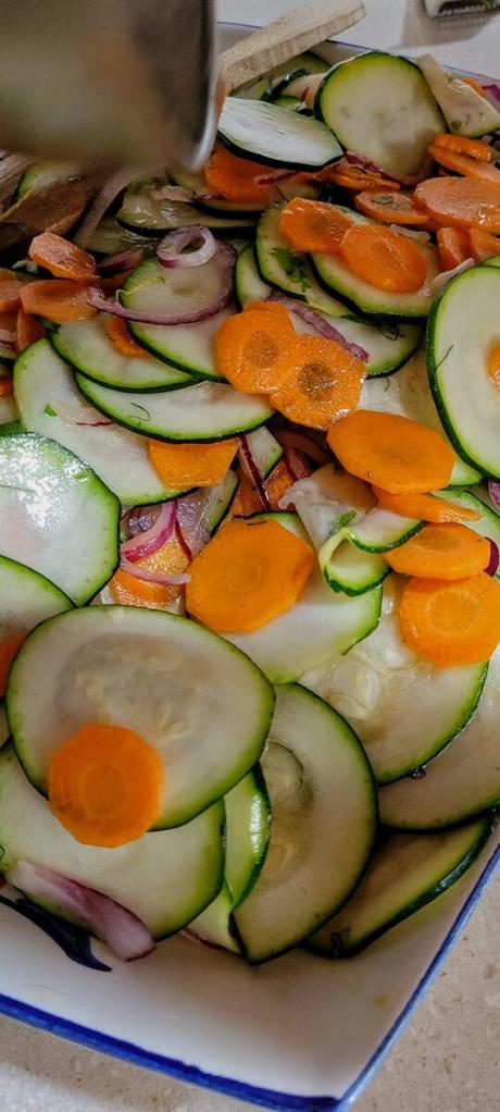 Ceviche de calabacines