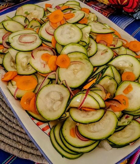 Ceviche de calabacines