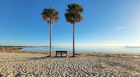 A última hora de la tarde en Keaton Beach