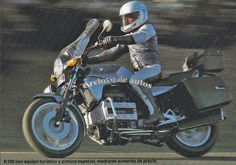 BMW K 100, K 100 RS y K 100 RT del año 1986