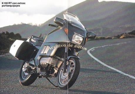 BMW K 100, K 100 RS y K 100 RT del año 1986