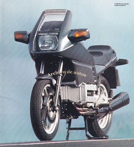 BMW K 100, K 100 RS y K 100 RT del año 1986