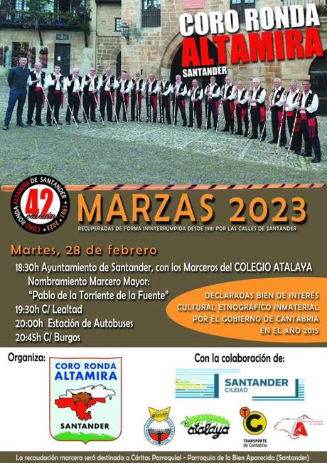 MARZAS 2023 EN SANTANDER:HORARIOS