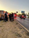 Dos personas pierden la vida en choque entre tráiler y camión de pasajeros en la Carretera 57