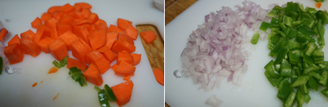 Pollo con verduras y champiñones Pollo con verduras y champiñones