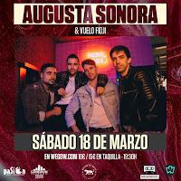 Concierto de Augusta Sonora y Vuelo Fidji en El Desierto Rojo de Valladolid