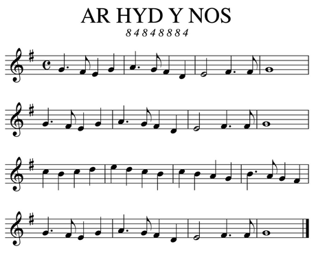 Viaje Musical por un Año:  Toda la noche -Canción galesa tradicional