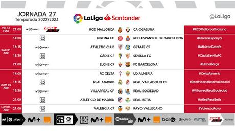 LaLiga anuncia el horario del Cádiz - Sevilla FC