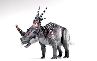 La figura articulada del estiracosaurio Old Buck por Creative Beast Studio