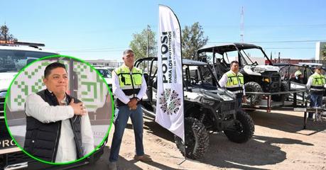 Ricardo Gallardo entrega modernas unidades y equipo a Protección Civil Estatal