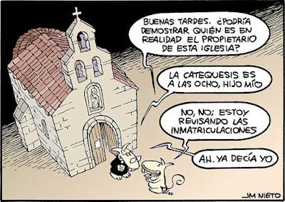 La Iglesia reconoce que hay “anomalías” en 2.500 bienes inmatriculados.