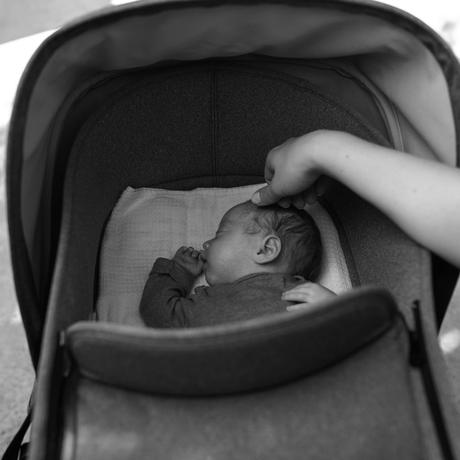 El capazo bebé Bebé en capazo