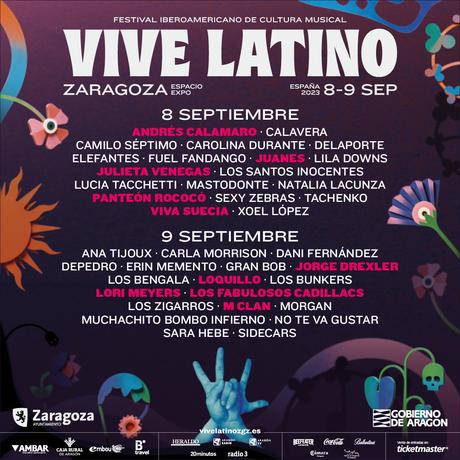 Cartel por días del Vive Latino España 2023