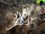 Rescatan a persona de 81 años atrapada en cueva en el municipio de Venado