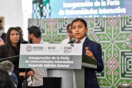Ricardo Gallardo inaugura la Feria de Universidades Interactiva 2023
