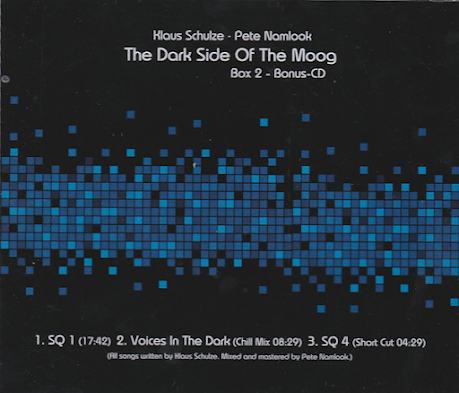 Klaus Schulze & Pete Namlook - The Dark Side Of The Moog 5-8 Box (2016) Klaus Schulze & Pete Namlook - The Dark Side Of The Moog 5-8 Box (2016)