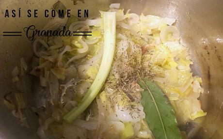 Bullabesa sin pescado con huevos