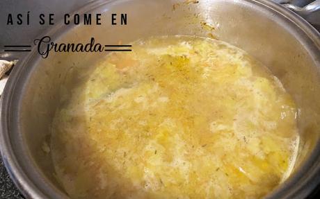 Bullabesa sin pescado con huevos