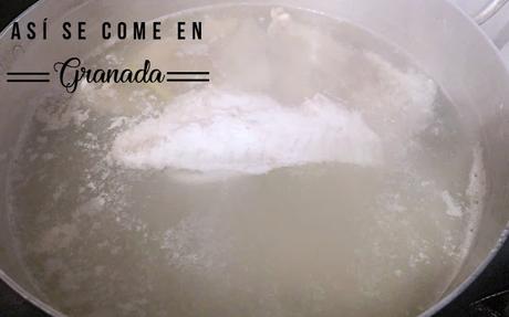 Bullabesa sin pescado con huevos