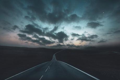 Paisaje, Carretera, Cielo, Nubes