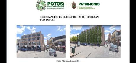 Impulsa patrimonio con barreras verdes, plan de conservación del Centro Histórico de SLP