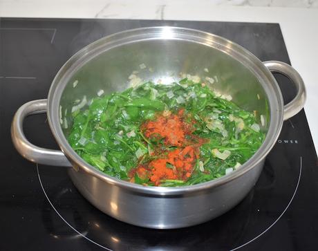 Garbanzos con espinacas