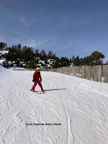 Éric aprendiendo a esquiar, consejos para esquiar con niños