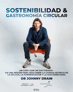 El aclamado científico de gastronomía sostenible Johnny Drain llega al Ecuador