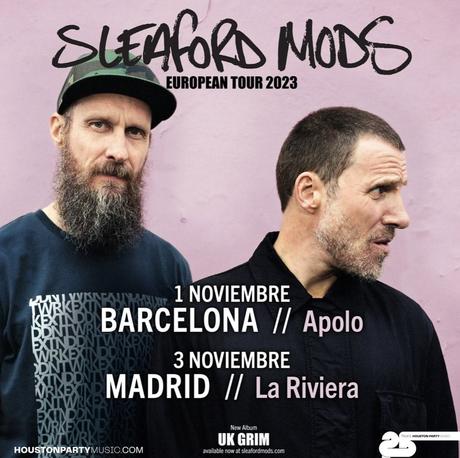 Sleaford Mods presentarán disco en Barcelona y Madrid
