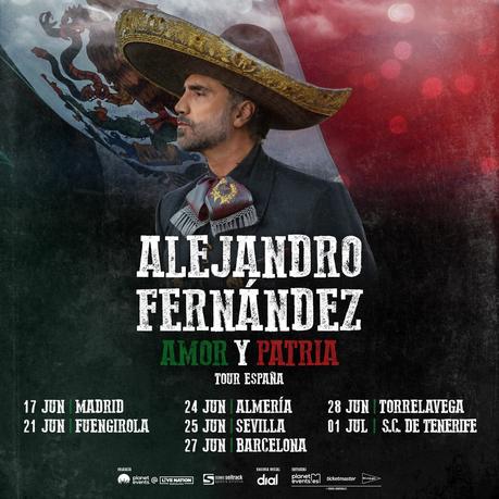 Alejandro Fernández dará siete conciertos en España