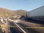 Fallecen dos traileros al chocar de frente en la carretera de cuota Ciudad Valles-Rayón