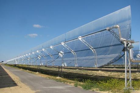 Central termosolar con colector de concentración