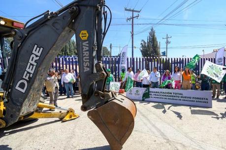 Comienza Ricardo Gallardo transformación de Fraccionamiento Nueva Foresta
