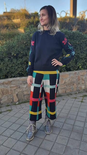 Flores y cuadros outfit