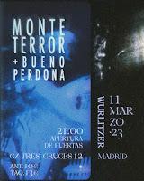 Concierto de Bueno Perdona y Monte Terror en Wurlitzer Ballroom en Madrid