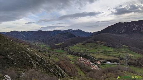 Desde el Collado Forcada, vista de Caso