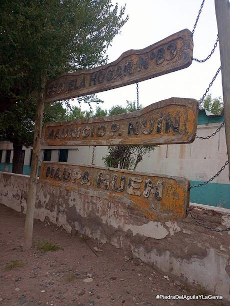 La escuela de Naupa Huén en estado de 