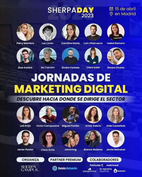 SHERPA DAY: Jornadas de Marketing Digital en Madrid con más de 600 asistentes, 15 charlas y 19 ponentes