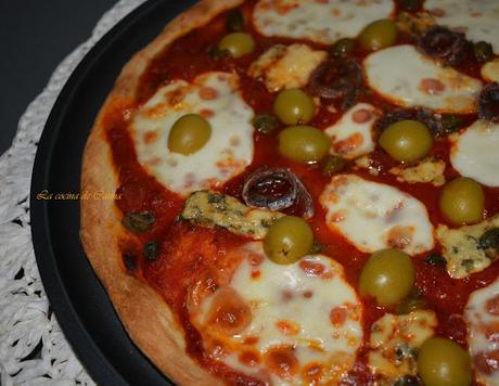 Pizza dos quesos Pizza dos quesos