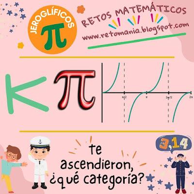 DÍA PI Desafío matemático, Reto matemático, Problema matemático, Problema de ingenio, Problema de lógica, Reto, Reto visual, Reto mental, Jeroglífico, Jeroglífico con solución, Día Pi, Día Internacional de las Matemáticas