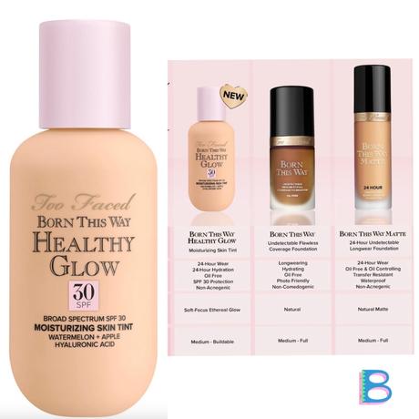 Too Faced Born This Way Healthy Glow Skin Tint Foundation