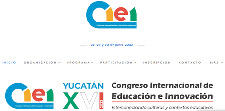 INVITACIÓN A PARTICIPAR EN EL XVI CONGRESO INTERNACIONAL DE EDUCACIÓN E INNOVACIÓN (MÉXICO).