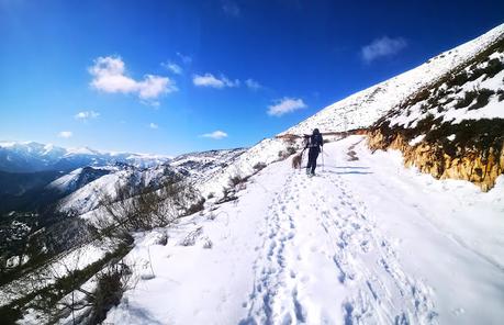 Braña Vicenturo y Pico Sobrepena desde Marabio  (raquetas)