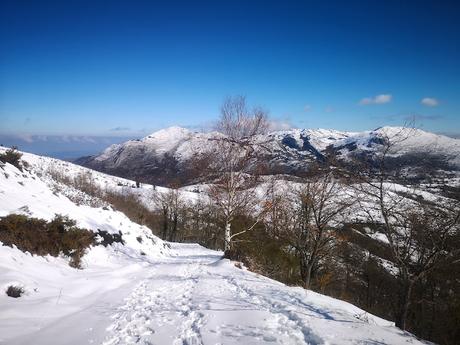 Braña Vicenturo y Pico Sobrepena desde Marabio  (raquetas)