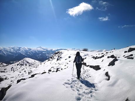 Braña Vicenturo y Pico Sobrepena desde Marabio  (raquetas)