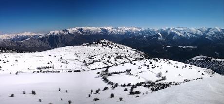 Braña Vicenturo y Pico Sobrepena desde Marabio  (raquetas)