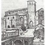 La catedral de Santander cuando aún era peninsular por la ría de Becedo