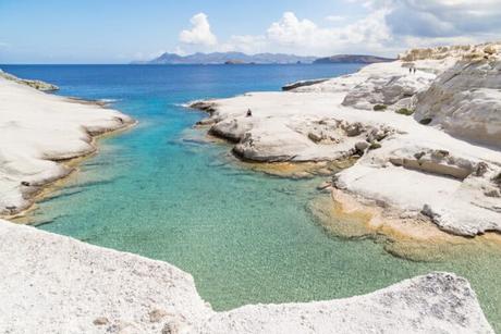 Playa de Sarakiniko en Milos