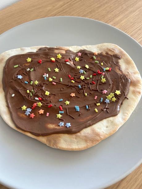 Pizza de chocolate - Sin leche y sin huevo