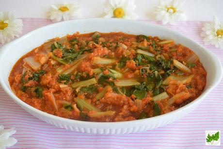 Acelgas con Tomate Acelgas con Tomate